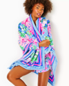Lilly Pulitzer Paradise Blanket In Multi Lil Soiree All Day Engineered Blanket