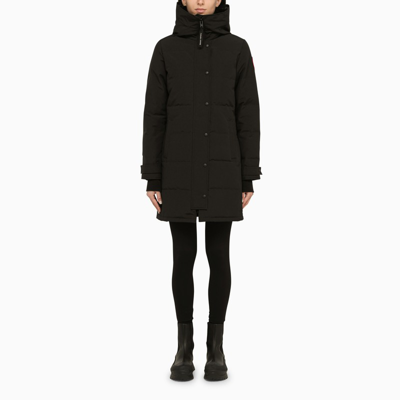 Canada Goose Shelburne Hooded Arctic-tech Parka In Black