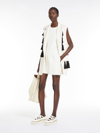 Max Mara Waistcoat With Tassel Embellishments And Notched Lapel In Ivory
