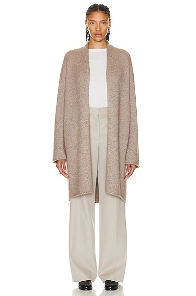 The Row Ernesto Cardigan In Light Taupe