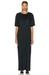 The Row Essentials Robi Crepe Maxi Dress In Black