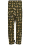 Puma X Pleasures Graphic-print Cargo Trousers In Brown