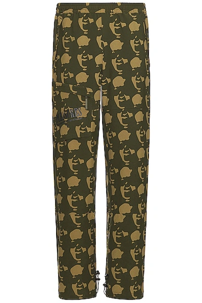 Puma X Pleasures Graphic-print Cargo Trousers In Brown