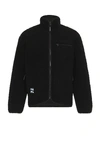 SATURDAYS SURF NYC SPENCER POLAR FLEECE FULL ZIP JACKET