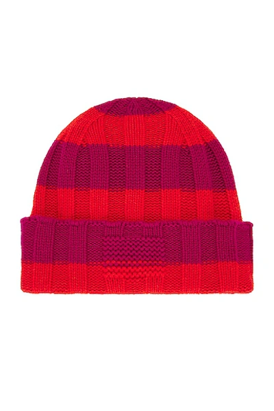 Guest In Residence The Rib Stripe Hat In Pink