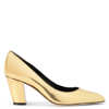 Giuseppe Zanotti Femiy 70mm Metallic-effect Pumps In Gold