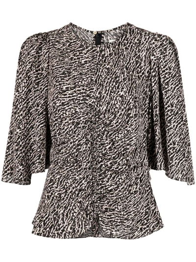 Isabel Marant Black Geza Top For Women In Fw23 Season