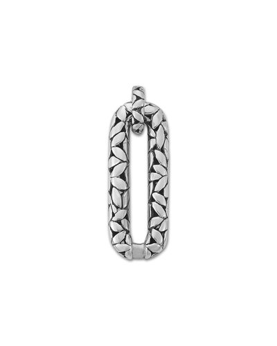 Samuel B. Silver Bamboo Leaf Paperclip Pendant