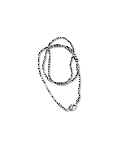 SAMUEL B. SAMUEL B. SILVER WHEAT CHAIN NECKLACE