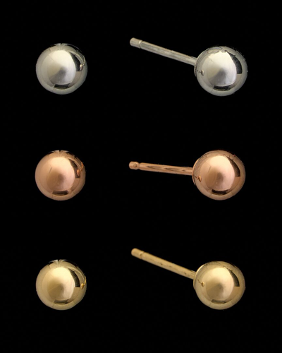 Italian Gold Ball Studs