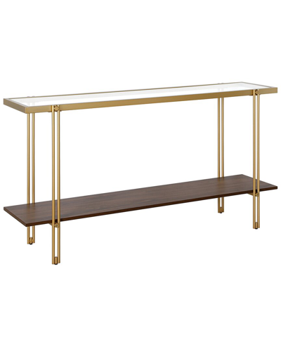 Abraham + Ivy Inez 55in Rectangular Console Table With Shelf