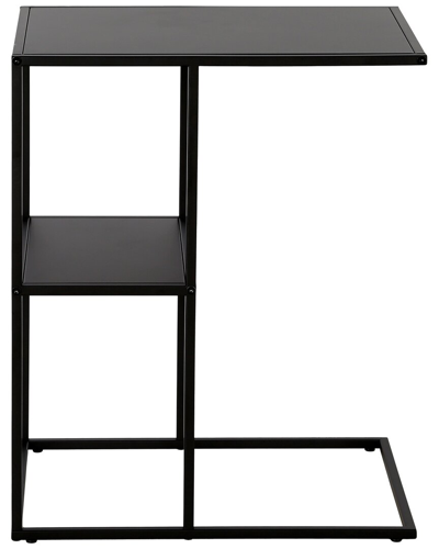 Abraham + Ivy Winthrop 20in Rectangular Side Table In Black