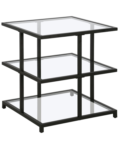 Abraham + Ivy Greenwich 22in Square Side Table In Black