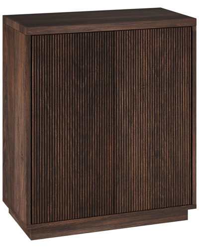 Abraham + Ivy Alston 28in Rectangular Accent Cabinet In Brown