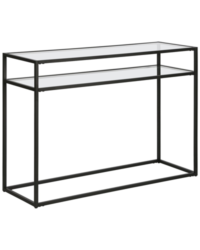 Abraham + Ivy Addison 42in Rectangular Console Table With Glass Shelf