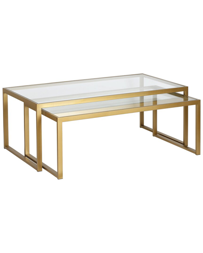 Abraham + Ivy Rocco Rectangular Nested Coffee Table