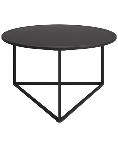 Abraham + Ivy Jenson 33in Round Coffee Table With Metal Top