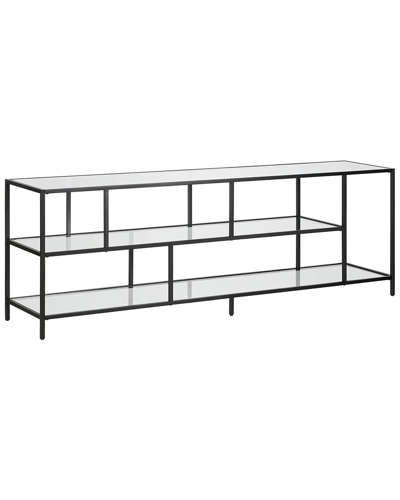 ABRAHAM + IVY ABRAHAM + IVY WINTHROP RECTANGULAR TV STAND WITH GLASS SHELVES FOR TVS UP TO  75IN