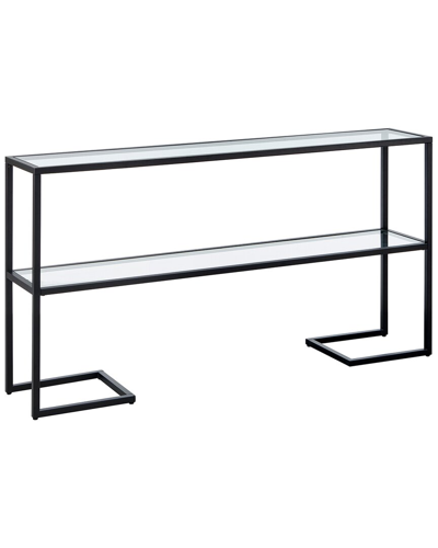 Abraham + Ivy Errol 55in Rectangular Console Table In Black