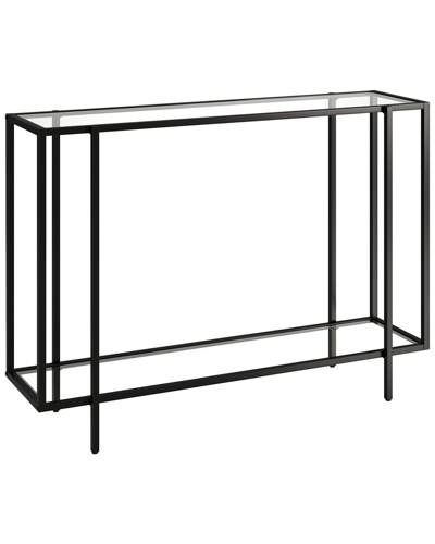 Abraham + Ivy Vireo 42in Rectangular Console Table With Glass Shelf