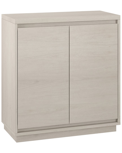 Abraham + Ivy Presque 30in Rectangular Accent Cabinet In White