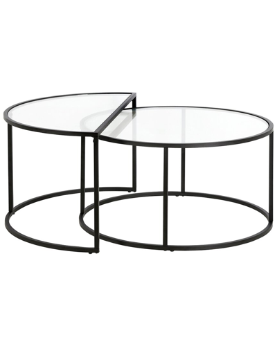 Abraham + Ivy Luna Round & Demilune Nested Coffee Table
