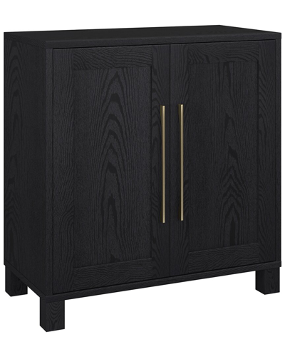 Abraham + Ivy Chabot 28in Rectangular Accent Cabinet In Black