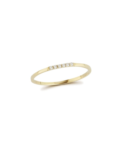 Ember Fine Jewelry 14k 0.05 Ct. Tw. Diamond Ring