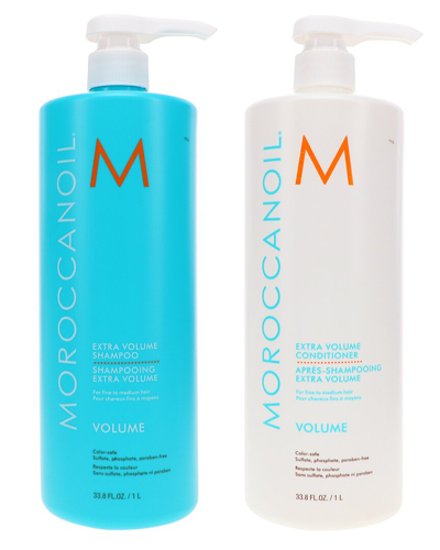 Moroccanoil Extra Volume Shampoo 33.8oz & Extra Volume Conditioner 33.8oz Combo Pack