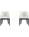 Manhattan Comfort Tremont Modern Leatherette Dining Chair With Metal Legs