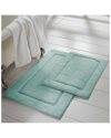 ALLURE MODERN THREADS 2-PACK SOLID LOOP WITH NON-SLIP BACKING BATH MAT SET