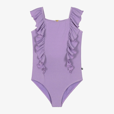 Molo Teen Girls Lilac Purple Swimsuit (upf50+)