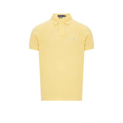 Polo Ralph Lauren Cotton-piqué Polo Shirt In Yellow