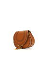 Chloé Small Marcie Leather Crossbody Bag In Tan