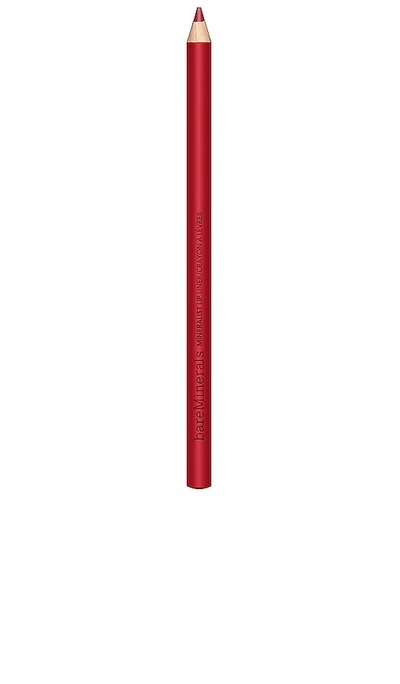 Bareminerals Mineralist Lasting Lip Liner In Treasured Red