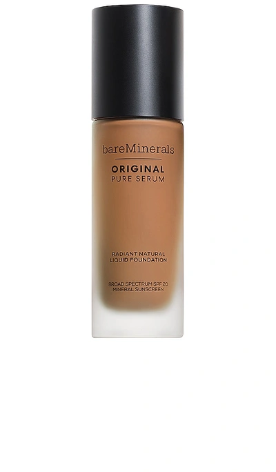 Bareminerals Original Pure Serum Radiant Natural Liquid Foundation Spf 20 粉底 – Medium Deep Neutral 4.5 In Medium Deep Neutral 4.5