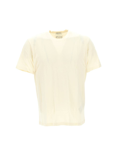 Maison Margiela T-shirts & Vests In Shades Of White