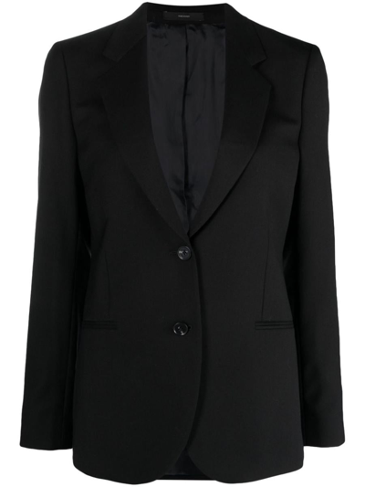 Paul Smith A Suit To Travel In Wool Blazer In Black