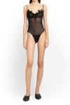 Y/project Y Project Wired Mesh Bodysuit In Animal Print