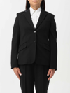 KARL LAGERFELD BLAZER KARL LAGERFELD WOMAN COLOR BLACK,F03047002