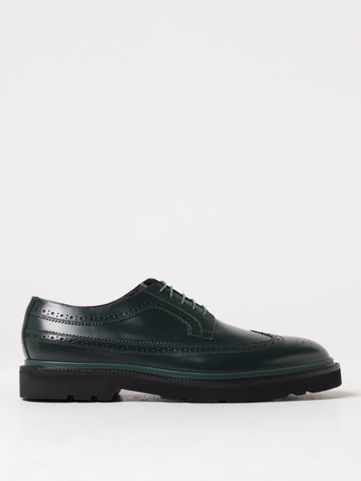 Paul Smith Leather Shoe In Green