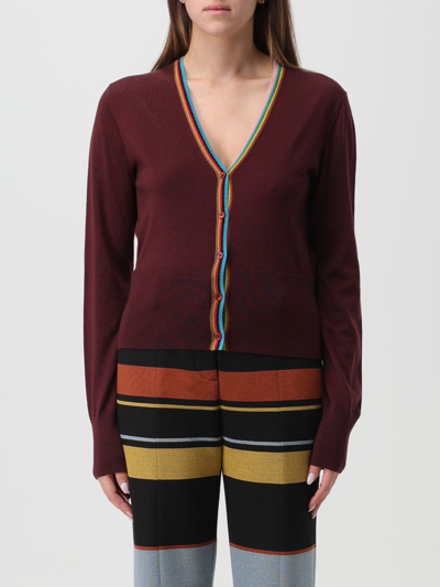 Paul Smith Strickjacke  Damen Farbe Burgunderrot In Burgundy