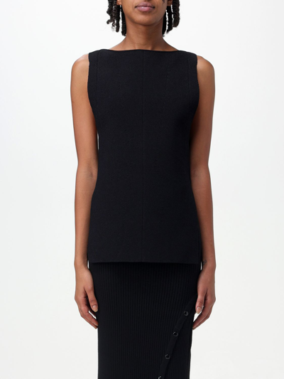 Khaite Evelyn Top In Black