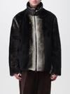 Salvatore Santoro Black Leather Degrade Jacket In Black