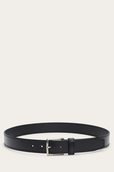 The Frye Company Frye Double Stitched Edge Belt In Black