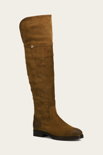 The Frye Company Frye Melissa Lug Over The Knee Tall Boots In Nutmeg