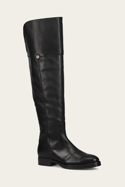 The Frye Company Frye Melissa Lug Over The Knee Tall Boots In Black
