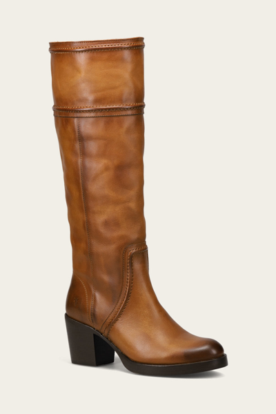 The Frye Company Frye Jean Tall Pull On Tall Boots In Caramel