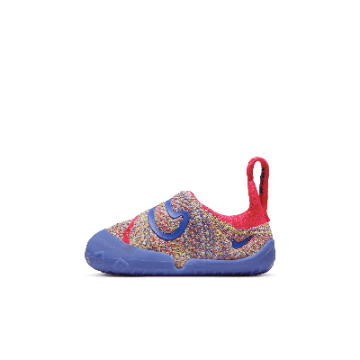 Nike Swoosh 1 Baby/toddler Shoes In Sail/siren Red/vivid Sulfur/game Royal