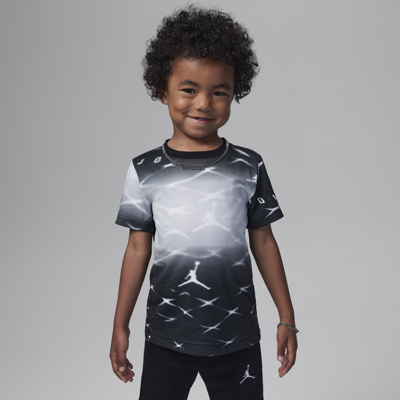 Jordan Mj Essentials Printed Tee Little Kids' T-shirt In Black
